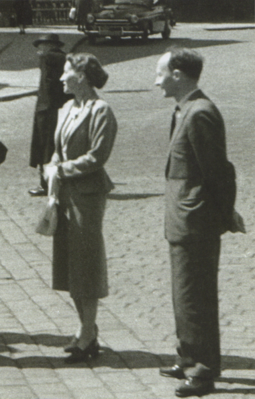 Lutosławscy, Wenceslas Square (?), Prague, 1957